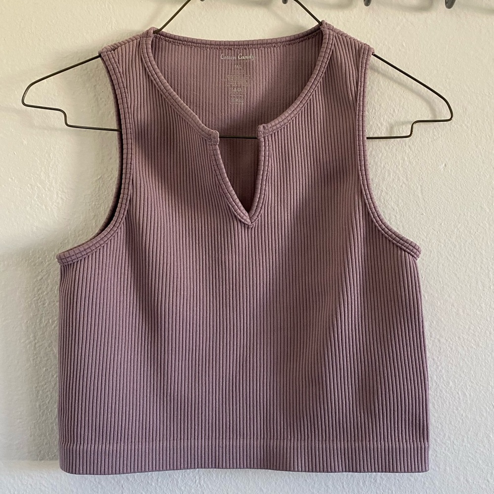 Women’s Tank Top Pale Pink/Purple